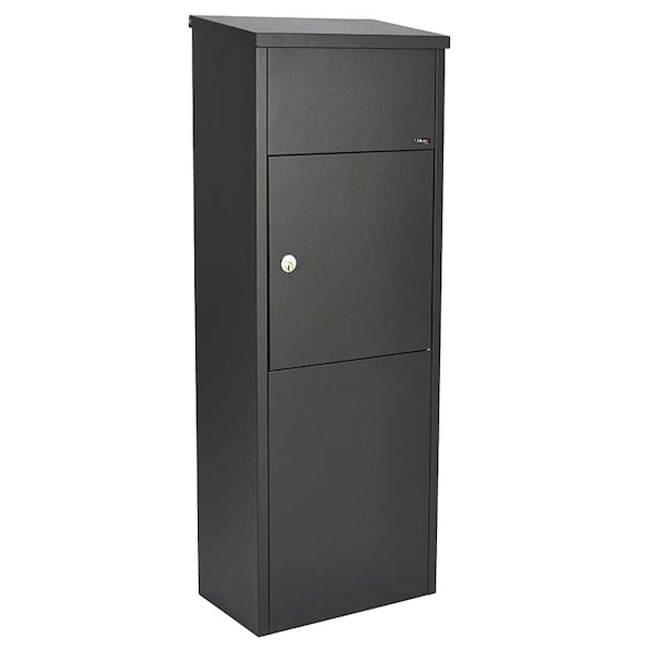 Allux Series 600 Top Loading Parcel Box in Black
